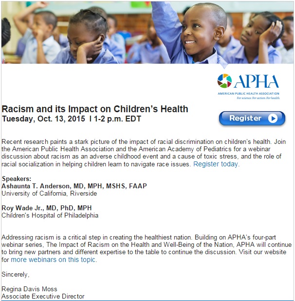 Racism and Impact on Children's Health